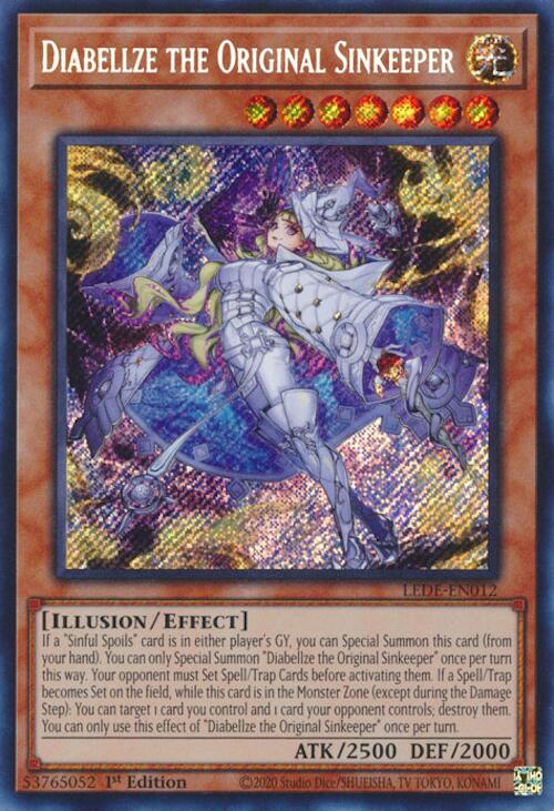 Diabellze the Original Sinkeeper [LEDE-EN012] Secret Rare | GnG Games