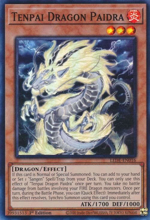 Tenpai Dragon Paidra [LEDE-EN016] Super Rare | GnG Games