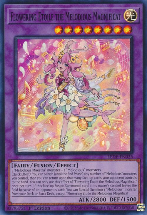 Flowering Etoile the Melodious Magnificat [LEDE-EN036] Super Rare | GnG Games