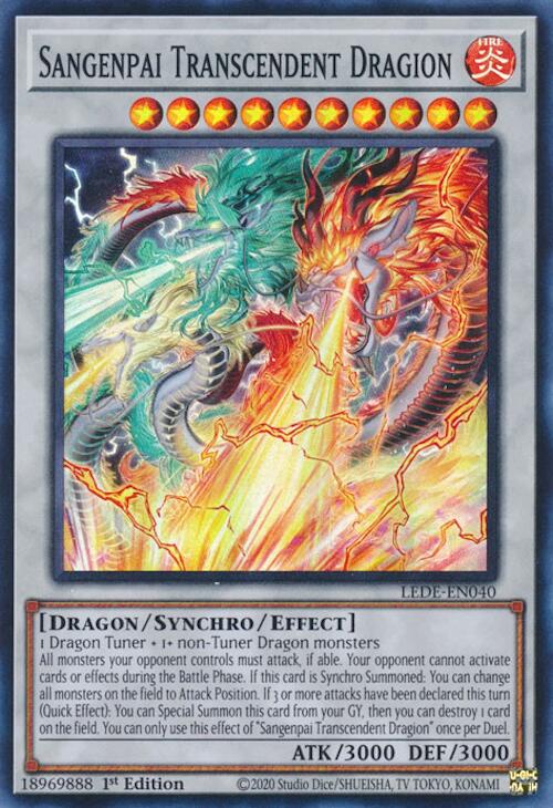 Sangenpai Transcendent Dragion [LEDE-EN040] Super Rare | GnG Games