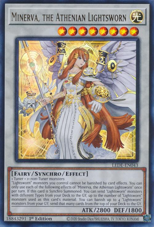 Minerva, the Athenian Lightsworn [LEDE-EN043] Ultra Rare | GnG Games