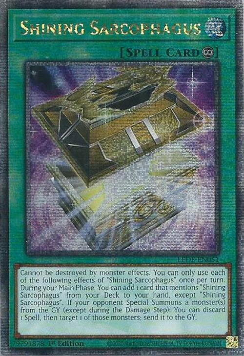 Shining Sarcophagus (Quarter Century Secret Rare) [LEDE-EN051] Quarter Century Secret Rare | GnG Games