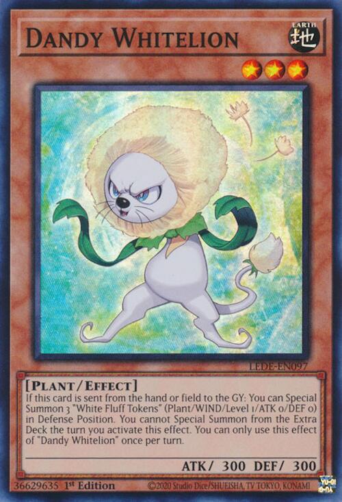 Dandy Whitelion [LEDE-EN097] Super Rare | GnG Games