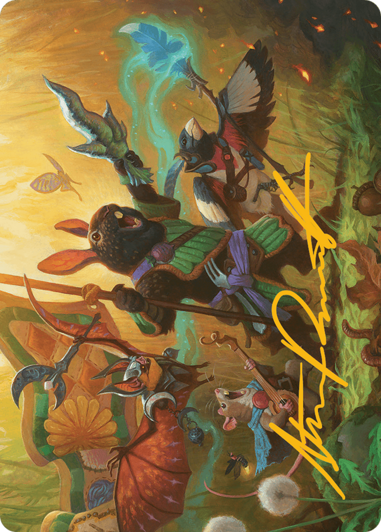 Valley Questcaller Art Card (Gold-Stamped Signature) [Bloomburrow Art Series] | GnG Games