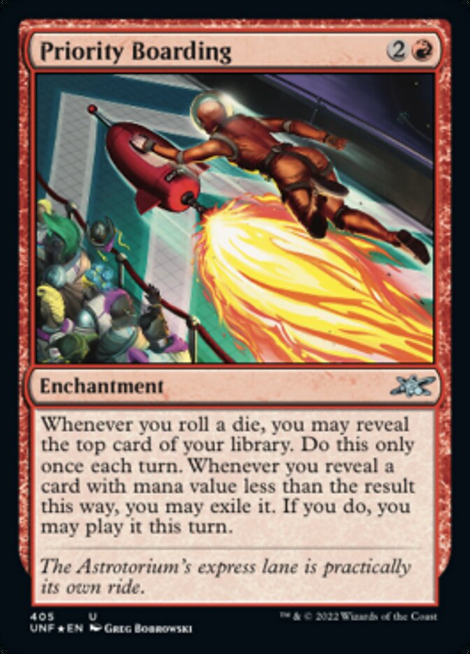 Priority Boarding (Galaxy Foil) [Unfinity] | GnG Games