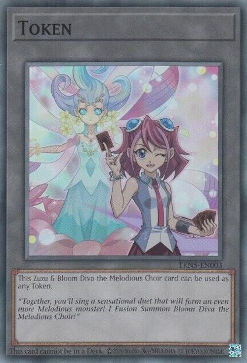 Token: Zuzu and Bloom Diva the Melodious Choir [TKN5-EN003] Super Rare | GnG Games