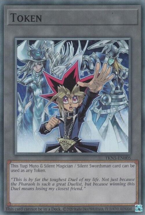 Token: Yugi Muto and Silent Magician and Silent Swordsman [TKN5-EN005] Super Rare | GnG Games