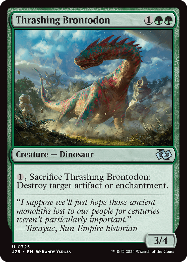 Thrashing Brontodon [Foundations Jumpstart] | GnG Games