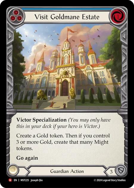 Visit Goldmane Estate [MST225] (Part the Mistveil)  Rainbow Foil | GnG Games