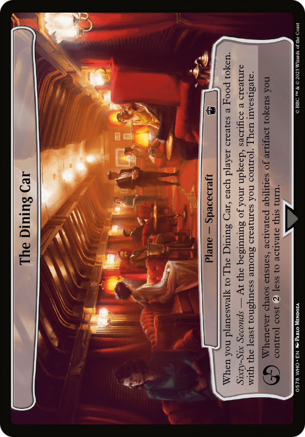 The Dining Car [Doctor Who] | GnG Games
