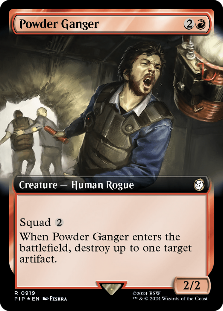 Powder Ganger (Extended Art) (Surge Foil) [Fallout] | GnG Games