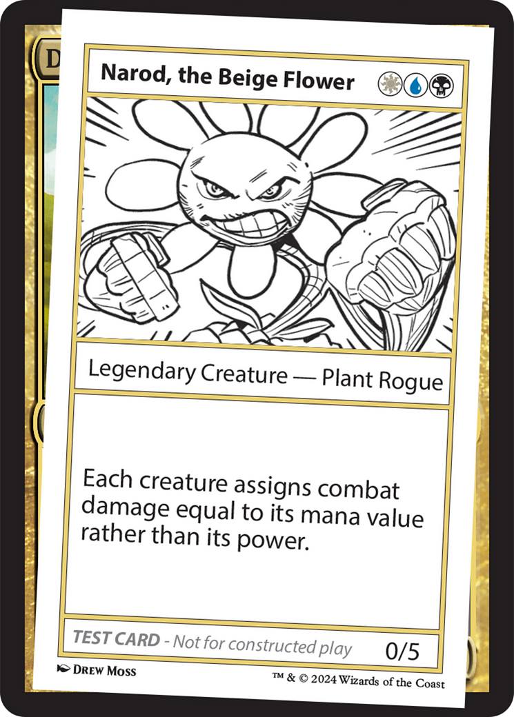 Narod, the Beige Flower [Mystery Booster 2 Playtest Cards] | GnG Games