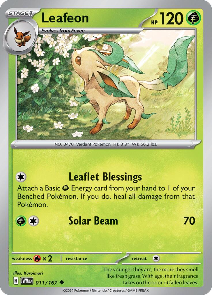 Leafeon (011/167) [Scarlet & Violet: Twilight Masquerade] | GnG Games