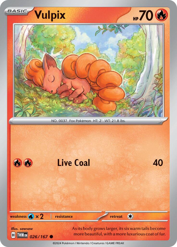 Vulpix (026/167) [Scarlet & Violet: Twilight Masquerade] | GnG Games