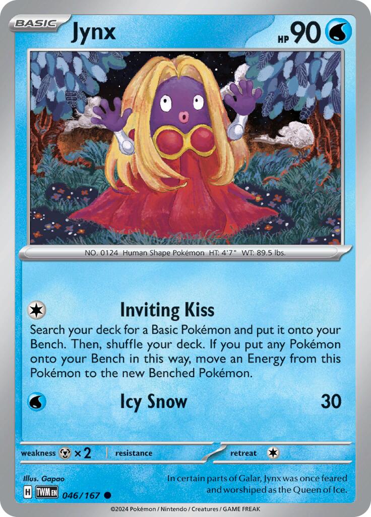 Jynx (046/167) [Scarlet & Violet: Twilight Masquerade] | GnG Games