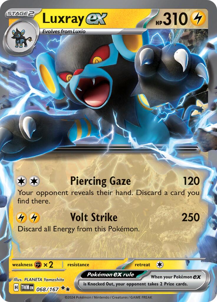 Luxray ex (068/167) [Scarlet & Violet: Twilight Masquerade] | GnG Games