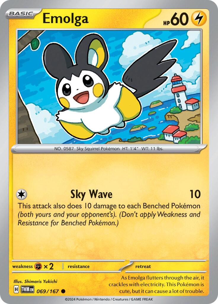 Emolga (069/167) [Scarlet & Violet: Twilight Masquerade] | GnG Games