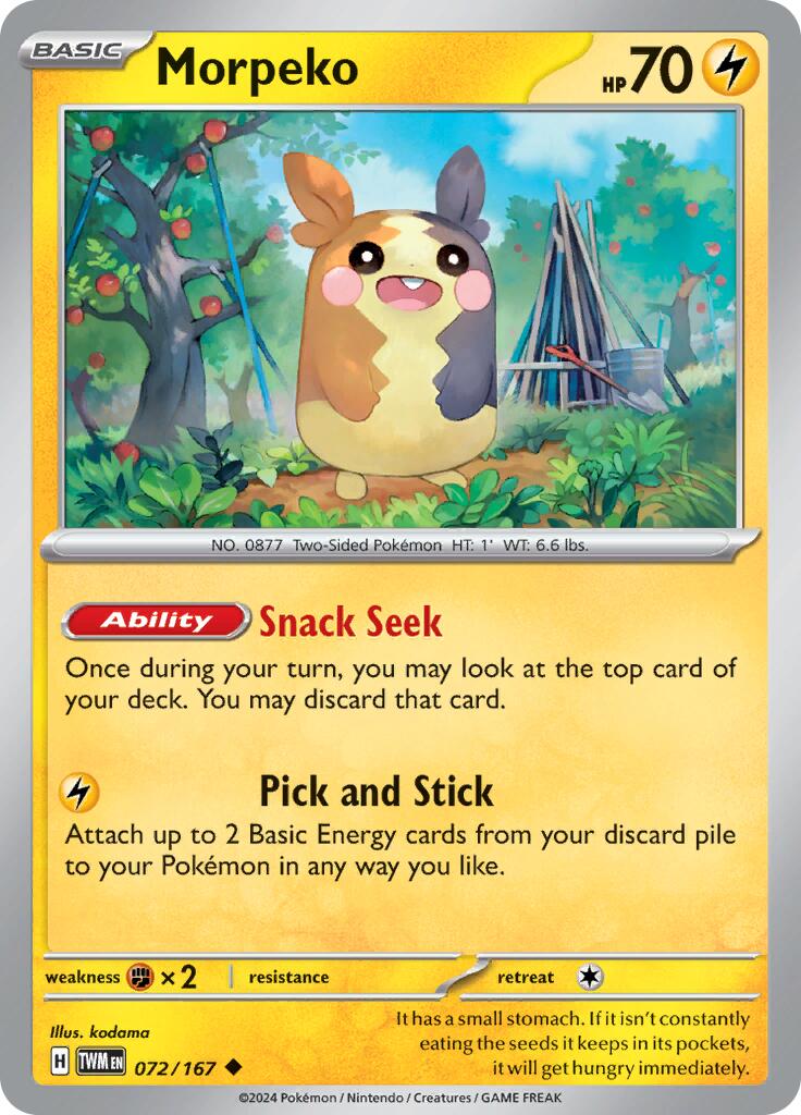 Morpeko (072/167) [Scarlet & Violet: Twilight Masquerade] | GnG Games