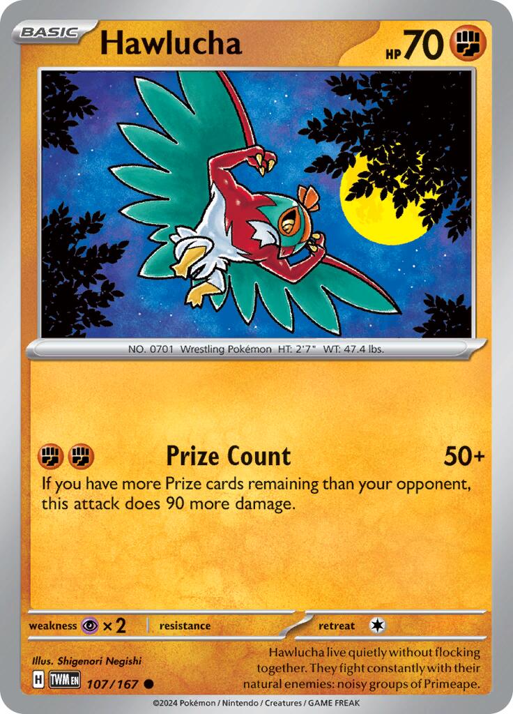 Hawlucha (107/167) [Scarlet & Violet: Twilight Masquerade] | GnG Games