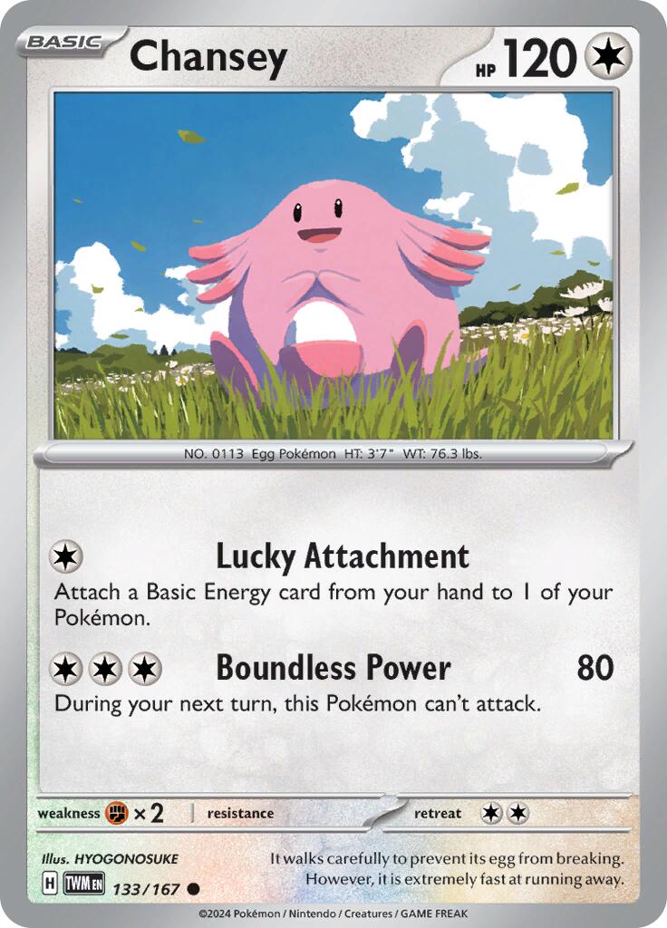 Chansey (133/167) [Scarlet & Violet: Twilight Masquerade] | GnG Games