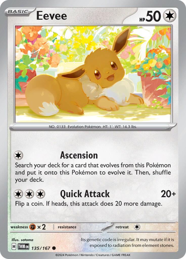 Eevee (135/167) [Scarlet & Violet: Twilight Masquerade] | GnG Games