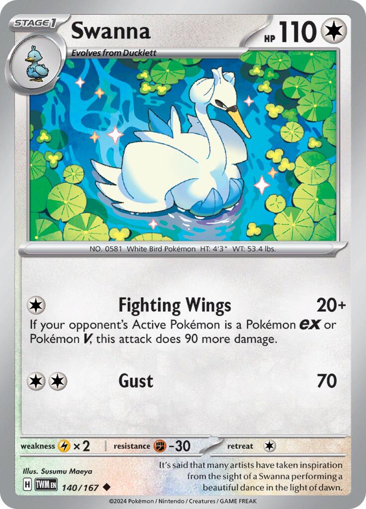 Swanna (140/167) [Scarlet & Violet: Twilight Masquerade] | GnG Games