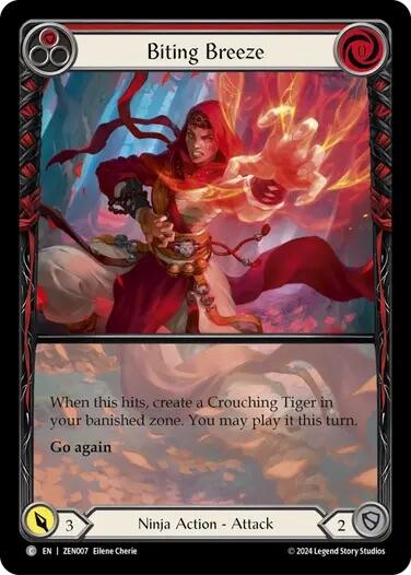 Biting Breeze (Red) [ZEN007] (Part the Mistveil Zen Blitz Deck) | GnG Games