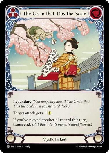 The Grain that Tips the Scale [ZEN028] (Part the Mistveil Zen Blitz Deck) | GnG Games