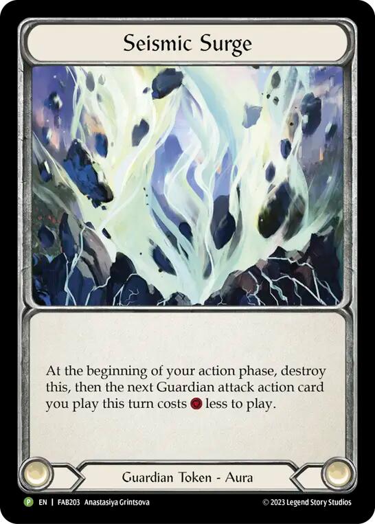 Seismic Surge (Cold Foil) [FAB203] (Promo)  Cold Foil | GnG Games