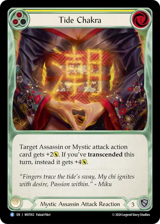 Tide Chakra (Yellow) [MST012] (Part the Mistveil) | GnG Games