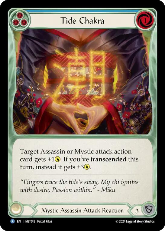 Tide Chakra (Blue) [MST013] (Part the Mistveil) | GnG Games