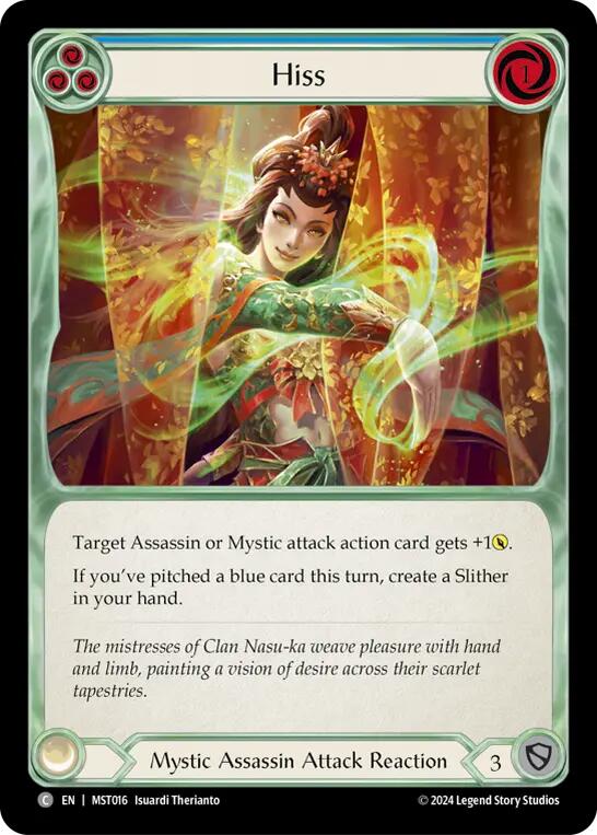 Hiss (Blue) [MST016] (Part the Mistveil)  Rainbow Foil | GnG Games