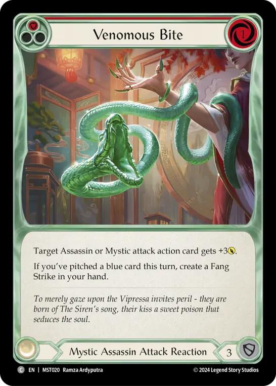 Venomous Bite (Red) [MST020] (Part the Mistveil) | GnG Games