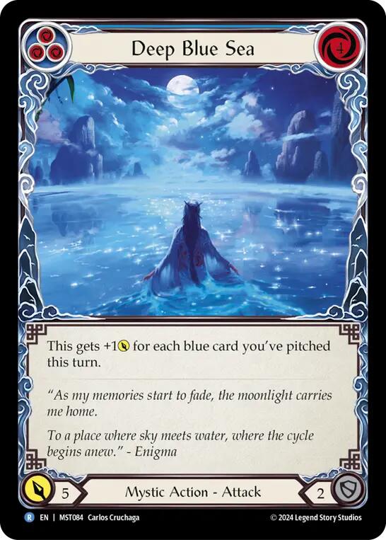 Deep Blue Sea [MST084] (Part the Mistveil)  Rainbow Foil | GnG Games