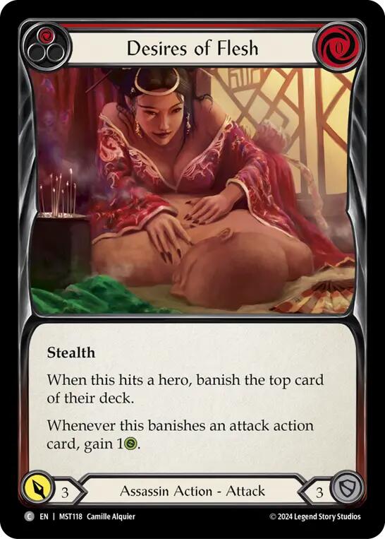 Desires of Flesh (Red) [MST118] (Part the Mistveil) | GnG Games