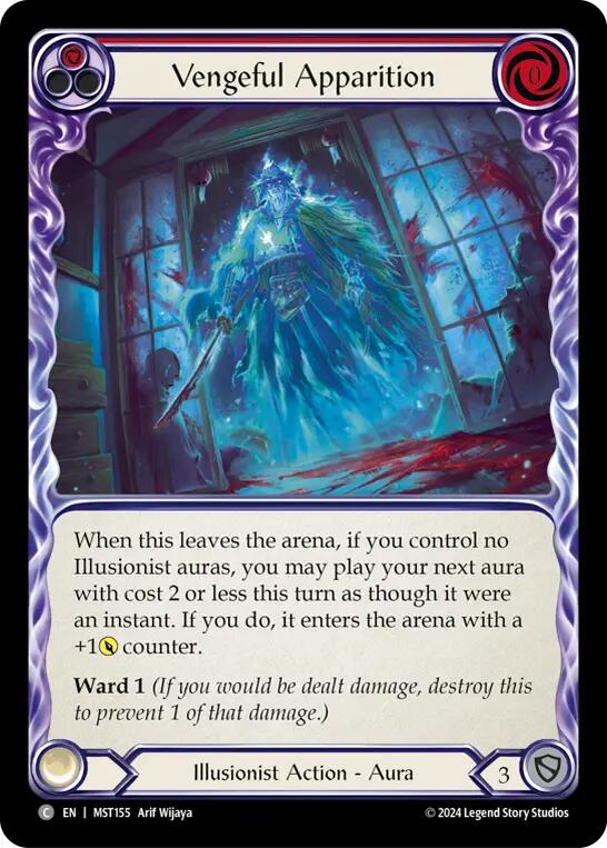 Vengeful Apparition (Red) [MST155] (Part the Mistveil) | GnG Games