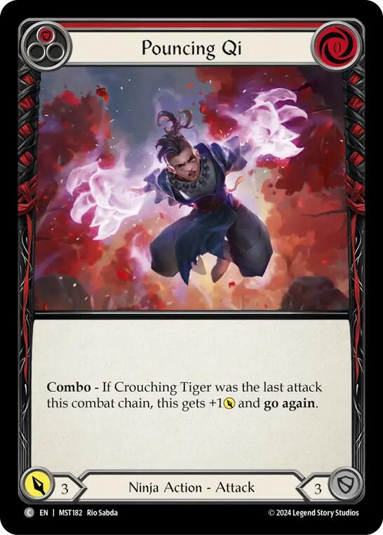 Pouncing Qi (Red) [MST182] (Part the Mistveil) | GnG Games