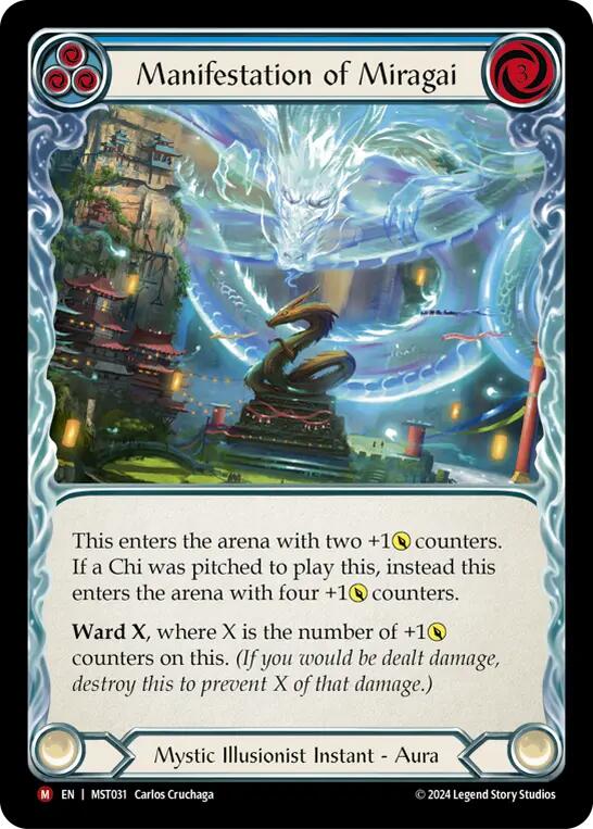 Manifestation of Miragai [MST031] (Part the Mistveil)  Rainbow Foil | GnG Games