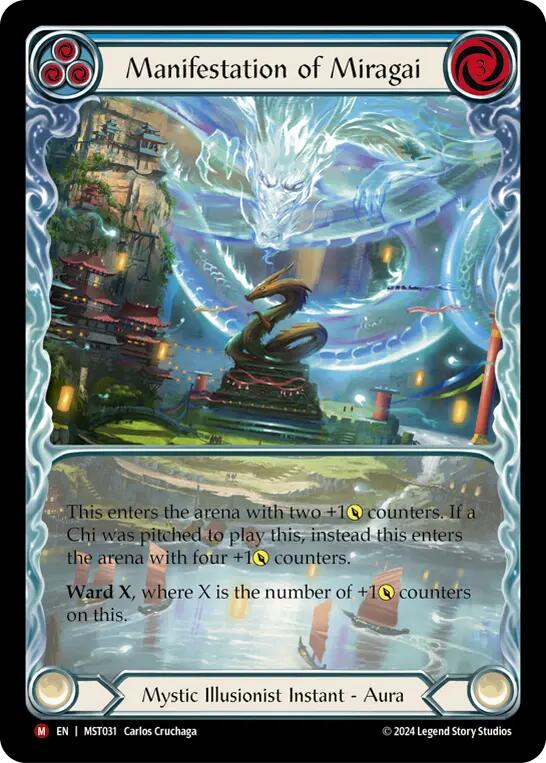 Manifestation of Miragai (Extended Art) [MST031] (Part the Mistveil)  Rainbow Foil | GnG Games