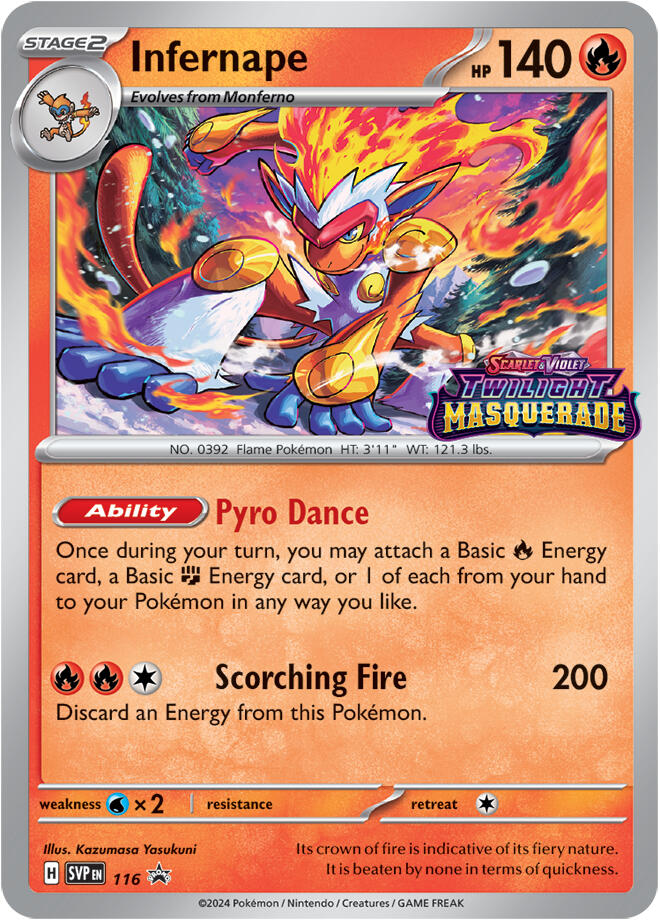 Infernape (116) [Scarlet & Violet: Black Star Promos] | GnG Games