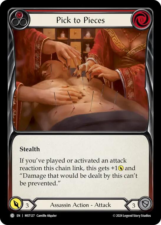 Pick to Pieces (Red) [MST127] (Part the Mistveil) | GnG Games