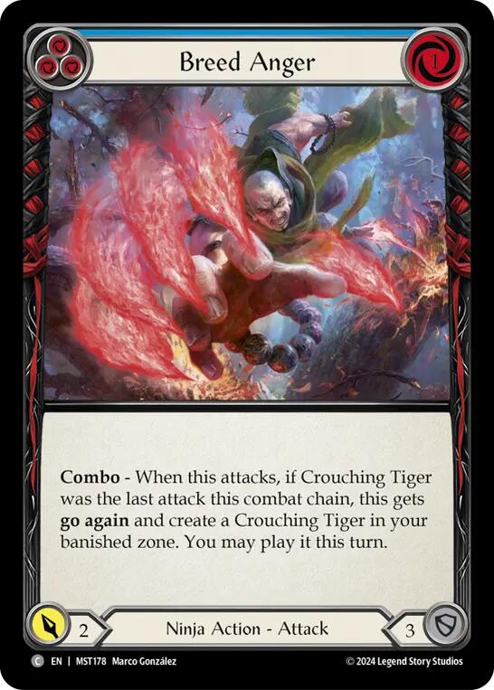 Breed Anger (Blue) [MST178] (Part the Mistveil) | GnG Games