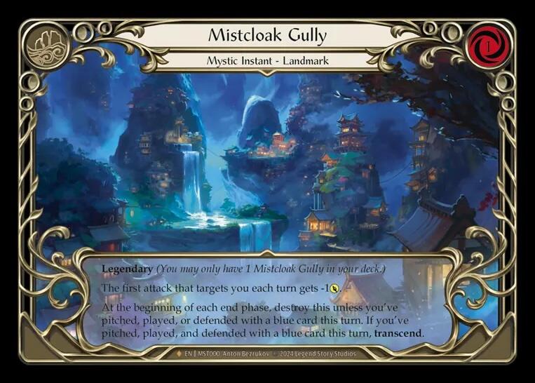 Mistcloak Gully // Inner Chi [MST000] (Part the Mistveil)  Cold Foil | GnG Games