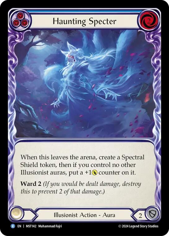 Haunting Specter (Blue) [MST142] (Part the Mistveil) | GnG Games