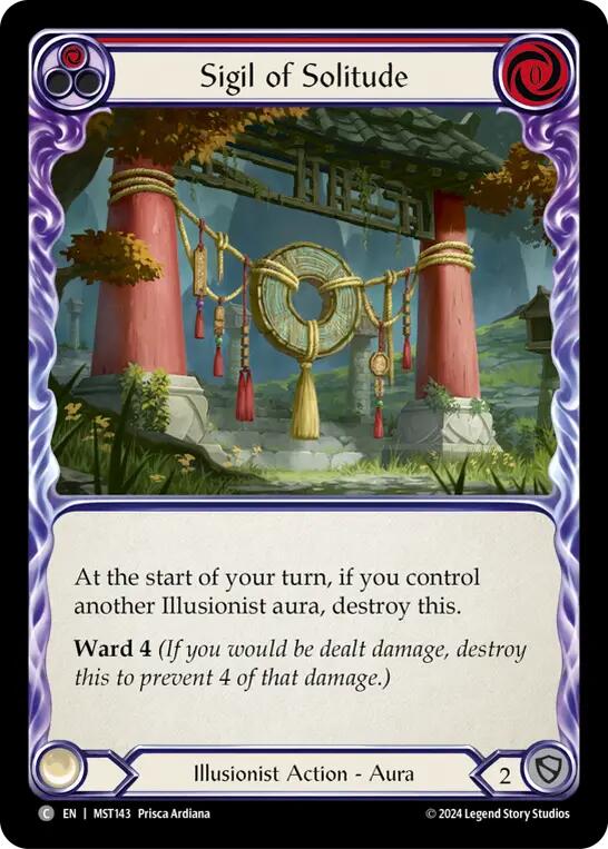 Sigil of Solitude (Red) [MST143] (Part the Mistveil) | GnG Games