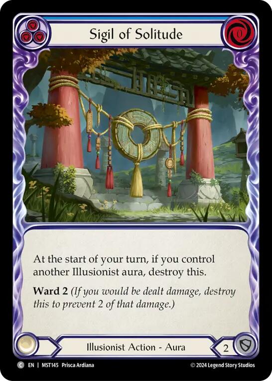 Sigil of Solitude (Blue) [MST145] (Part the Mistveil) | GnG Games