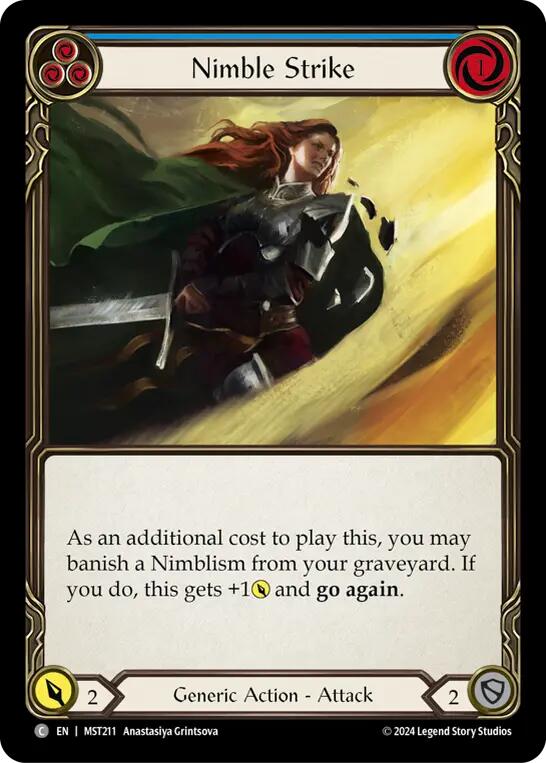 Nimble Strike (Blue) [MST211] (Part the Mistveil) | GnG Games