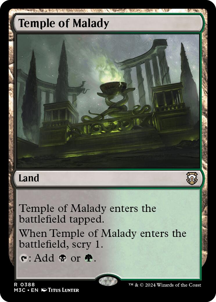 Temple of Malady [Modern Horizons 3 Commander] | GnG Games
