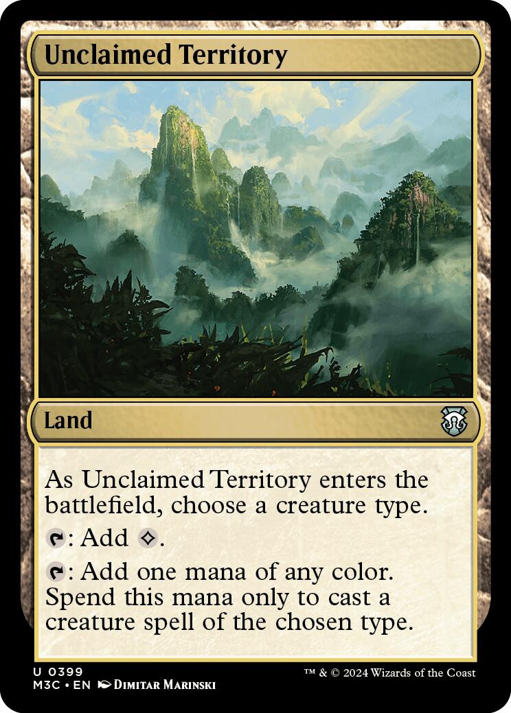 Unclaimed Territory [Modern Horizons 3 Commander] | GnG Games