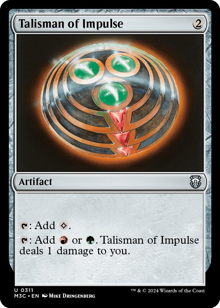 Talisman of Impulse [Modern Horizons 3 Commander] | GnG Games